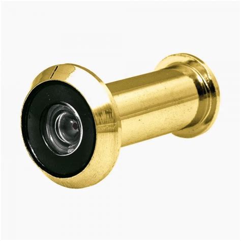 Qs Brass Door Viewer 30mm 180° Brass Pvd Saunderson Security