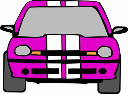 Pink Neon Clip Dodge Clipart Svg Clker