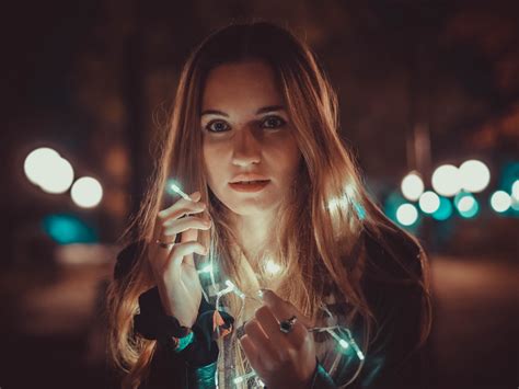 Fondos De Pantalla Mujer Cara Retrato Profundidad De Campo