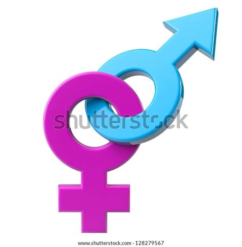 Male Female Sex Symbol On White Stock Illustration 128279567 Shutterstock