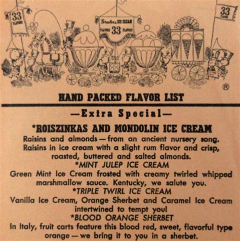 vintage bresler s ice cream parlor advertising flyer 33 flavors directory 1967 ebay