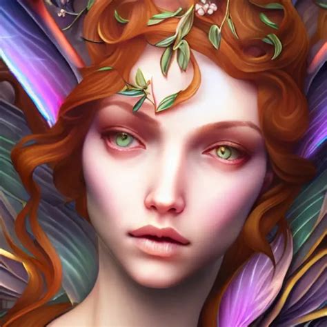 Fairy Queen Enchanted Delicate Face Elegant In T Openart