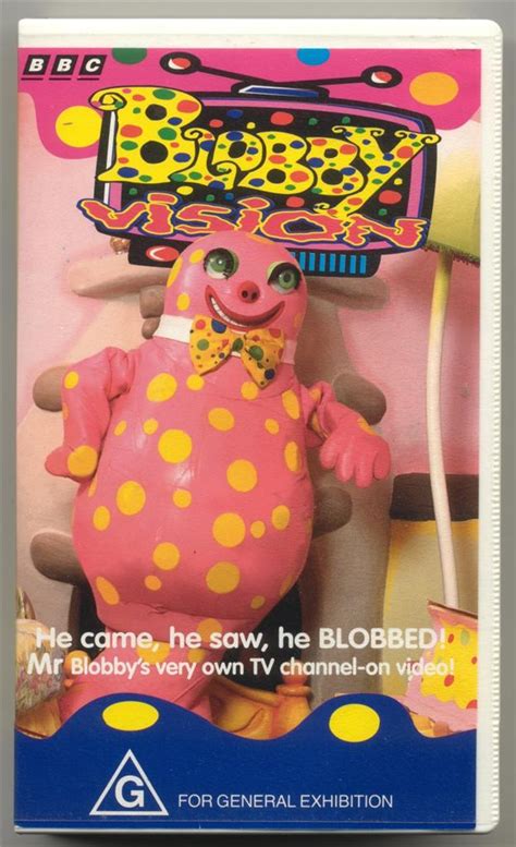 Mr Blobby Blobbyvision Bbc Vhs Video 1994 Ebay