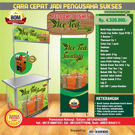 Contoh Spanduk Minuman Thai Tea Brosur Dan Spanduk Otosection Imagesee