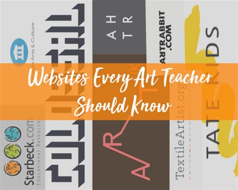 Websites Every Art Teacher Should Know The Arty Teacher
