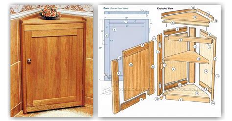 Corner Cabinet Plans • Woodarchivist