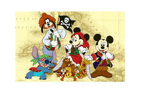 My Favorite Disney Postcards Disney Cruise Line Pirates Mickey