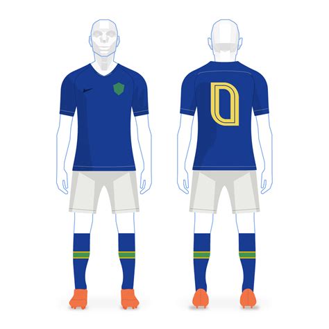 Uniforme secundário da seleção brasileira, com camisa azul | Uniforme seleção brasileira ...