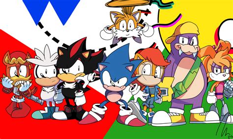 Sonic And His Friends By Thedarkshadow1990 On Deviantart