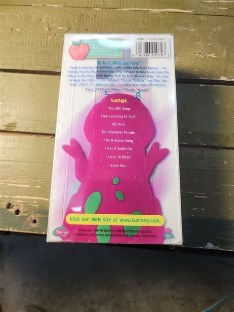 A To Z With Barney Howdy Friends Vhs Tape New Sealed Ebay