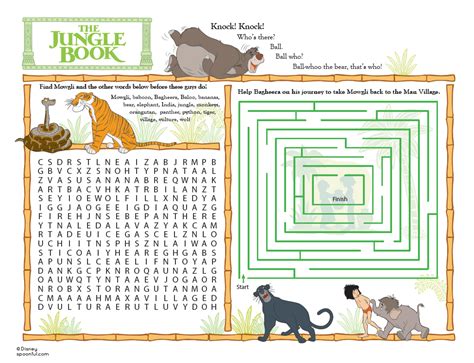Jungle Word Search Wordmint Jungle Animals Word Search