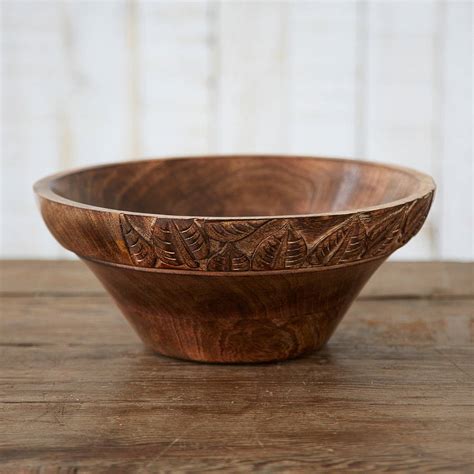 ガーデニング ナチュラルテーブルデコレーション手彫りウッドボウル Natural Wood Decor Bowl Table Carved Hand