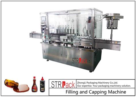 8 Head Syrup Automatic Filling And Capping Machine For Pharmaceutical