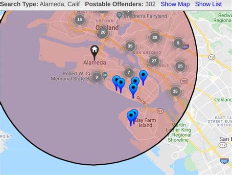 Sex Offenders In Alameda Halloween Safety Map 2019 Alameda Ca Patch
