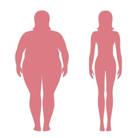 Weight Loss Before And After Illustrations Royalty Free Vector