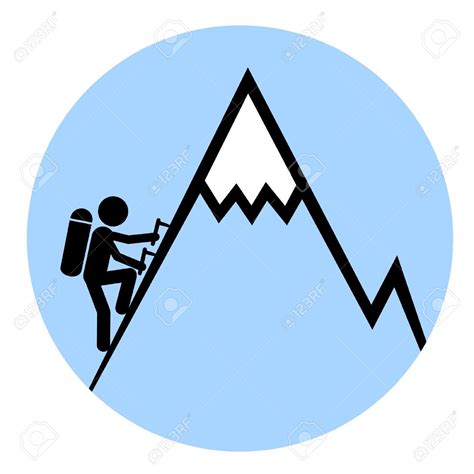 Mountain Climbing Clipart Unuucdesign