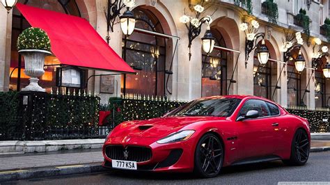 Red Coupe Maserati Maserati Granturismo Mc Stradale Red Cars Hd