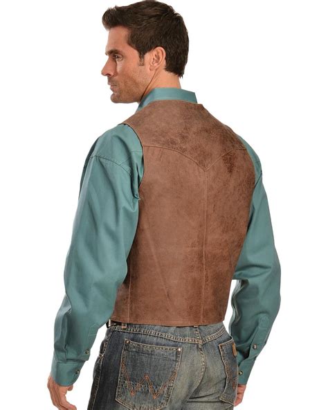 Scully Mens Western Lamb Vest Brown 40 R Visit The Image Link More