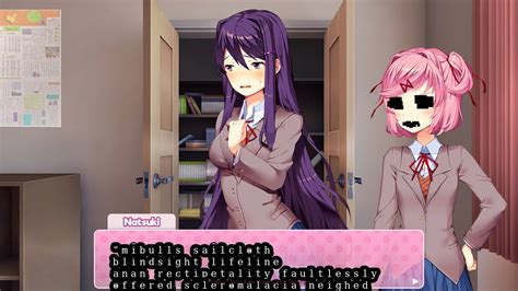 yuri gets a little intimate with natsuki an act 2 cd r ddlc