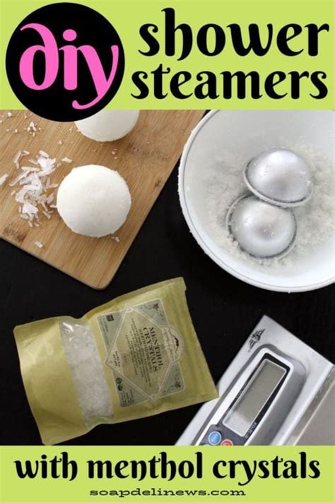 Diy Shower Steamers Recipe With Menthol Crystals