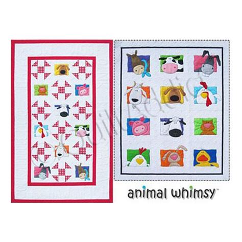 Animal Whimsy By Amy Bradley Quilts Applique Patterns Twin Quilt Size
