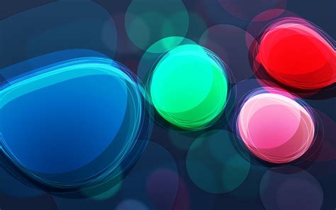 abstract, Glowing, Circle Wallpapers HD / Desktop and Mobile Backgrounds
