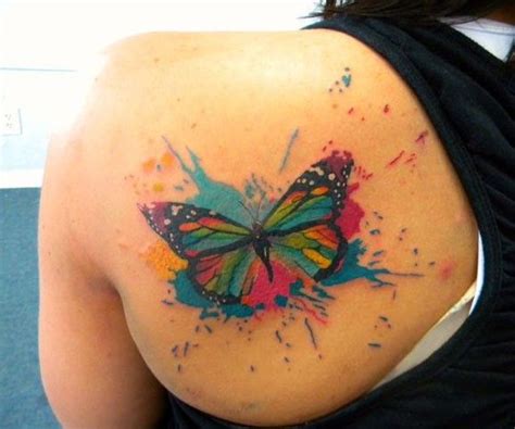 Watercolor Butterfly Tattoo Designs Ideas And Meaning
