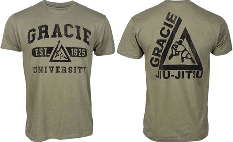 Gracie Jiu Jitsu University 4 T Shirt