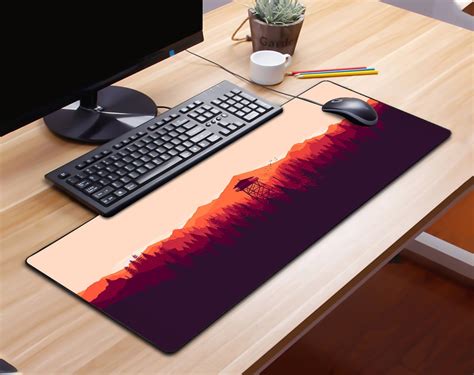 Mountain Desk Mat Extra Large Desk Mat Gaming Mouse Pad Etsy