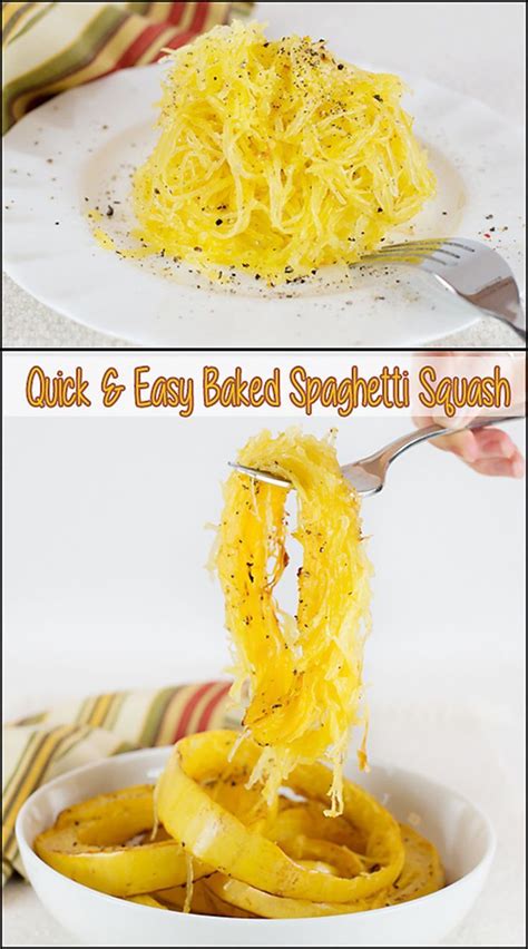 Baked Spaghetti Squash Recipe With Images Baked