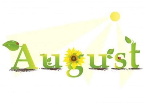 August Clipart Banner August Banner Transparent Free For Download On