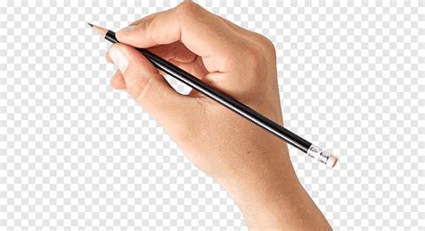 يد تمسك قلم