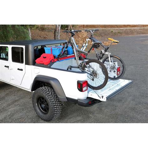 Fabtech Fts24263 Cargo Rack Bike Mount For 2020 Jeep Gladiator Jt