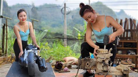 TIMELAPSE Genius Girl Repairs And Restores Many Types Of Machines