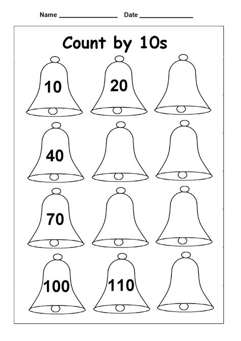 Skip Counting 10S Worksheet