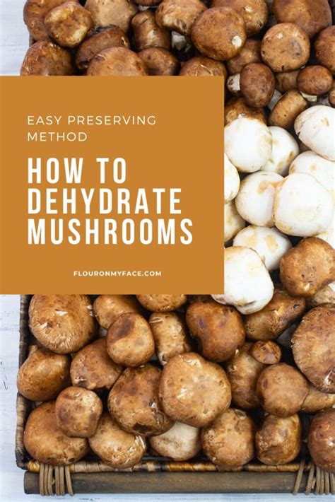 How To Dehydrate Mushrooms - Flour On My Face
