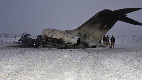 Us Military Plane Crashed In Afghanistan Officials Confirm The New
