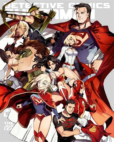 Manga Style Dc Comics Superheroes By Star Kageboushi Superman
