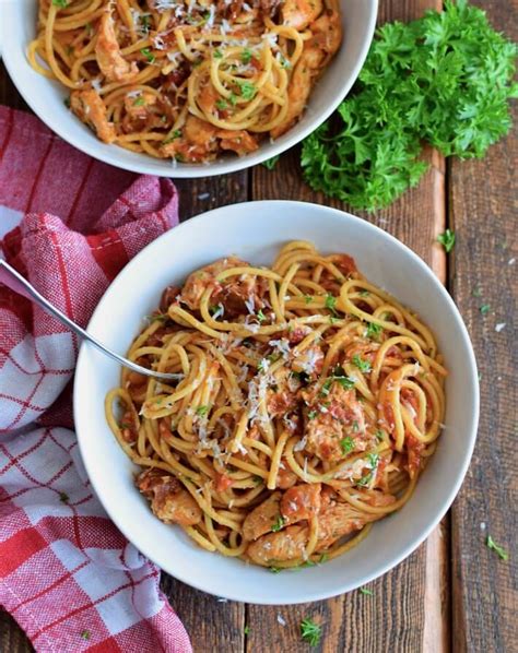 Arriba Imagen Como Hacer Spaghetti Con Pollo En Salsa Roja