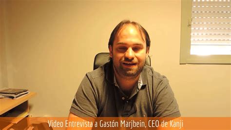 Gastón Marjbein CEO de Kanji YouTube