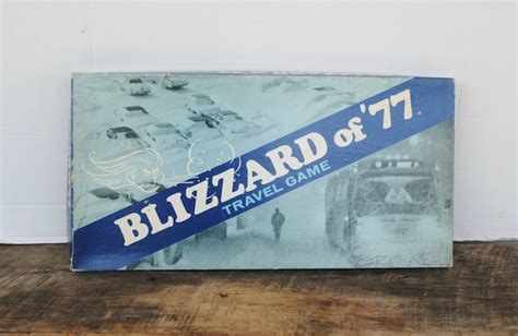 Vintage Blizzard Of 77 Travel Board Game Cp Marino 1977