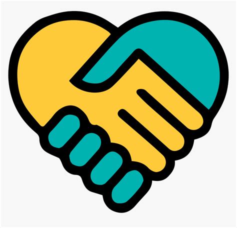Hands Clipart Hand Holding Hand In Hand Symbol Hd Png Download Kindpng
