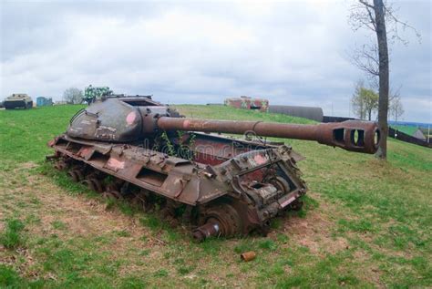 Tank Wreck Stock Image Image Of Destroyed Grass Abandon 23507251
