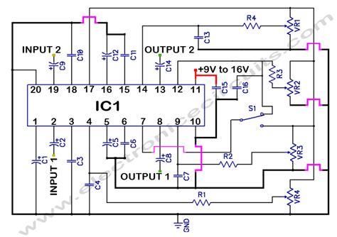 4 channel stereo tone control circuit with lm1036. > circuits > LM1036 Stereo Tone Controller Circuit l41528 - Next.gr