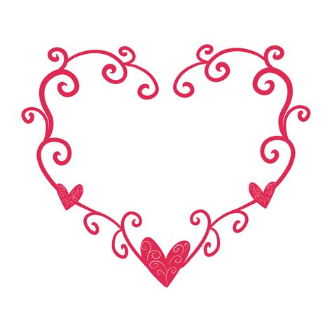 Pink Heart Frame 14967460 Png