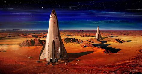 Human Mars Lockheed Martins Landers On Mars By James Vaughan