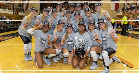 Light The Tower Texas Volleyball Wins Big 12 Title Our Tower