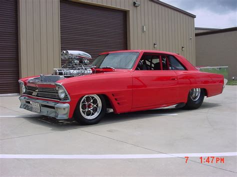 This is one nice pro street 55 chevy 385 stroker tunnel 1967 CHEVROLET PRO STREET NOVA - Muscle Car