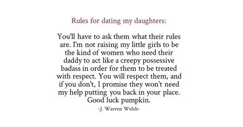 Rules For Dating My Daughters Dad Not Sexist Viral