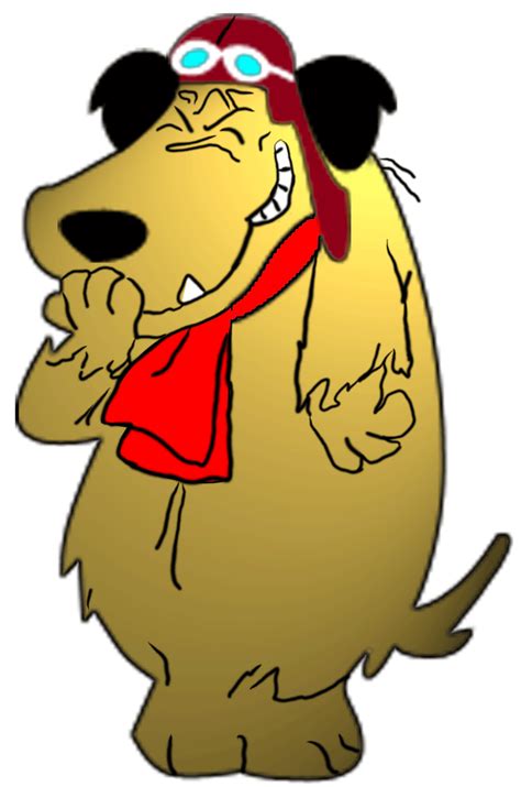 A Cartoon Dog Wearing A Red Hat And Scarf